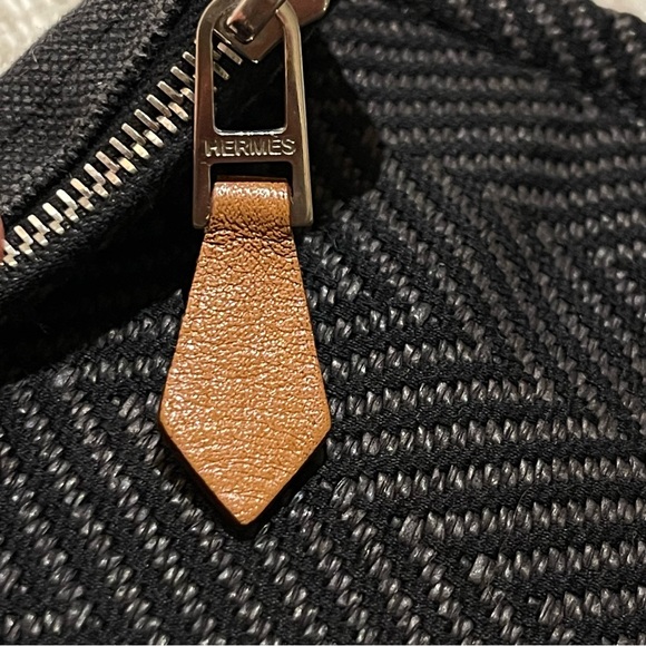 Hermes Cotton Canvas Flat Pouch/Case Zippered Bag - Picture 3 of 13